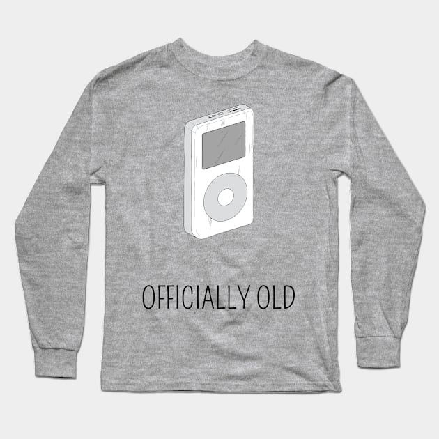 How Old Are You? (Black Lettering) Long Sleeve T-Shirt by Tees Fortune